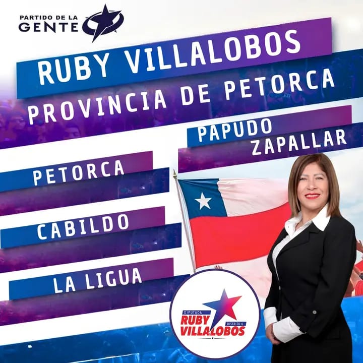 Ruby Villalobos en terreno